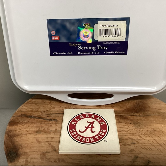 Alabama Crimson Tide College Football Melamine Serving Tray - Roll Tide - Rare - Picture 6 of 11
